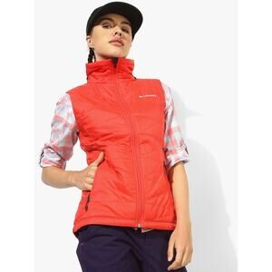 Columbia Omni-Heat Women's Coral Puffer Vest with Pockets - Size M
